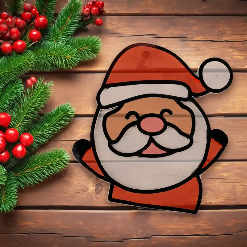 Kit De Actividad Navideña Para Niños, Santa 1