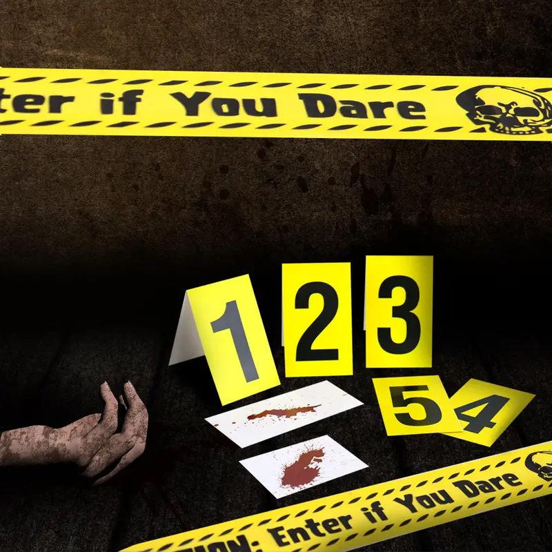 Kit De Escena Del Crimen Para Halloween 1
