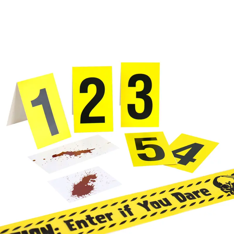 Kit De Escena Del Crimen Para Halloween 2