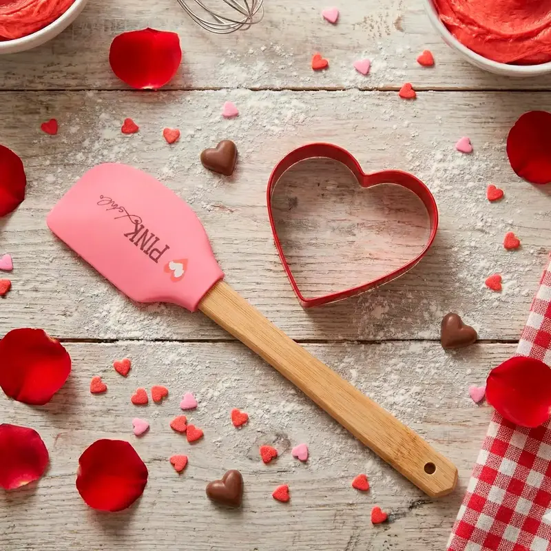 Kit De Espátula Y Cortador De Galleta, Corazón 2