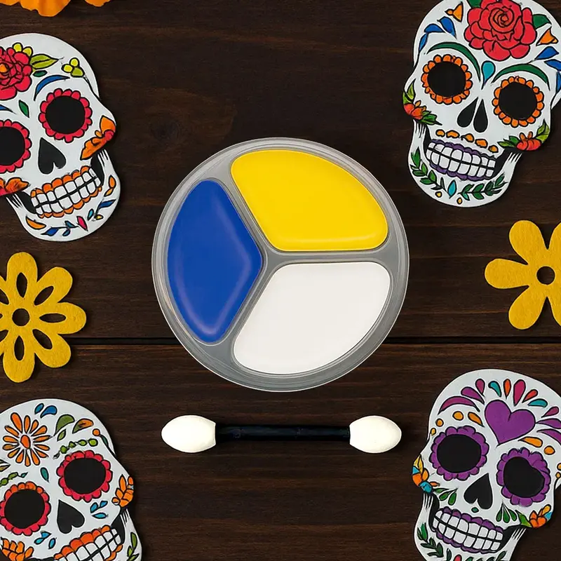 Kit De Maquillaje Para Halloween, 3 Colores 2