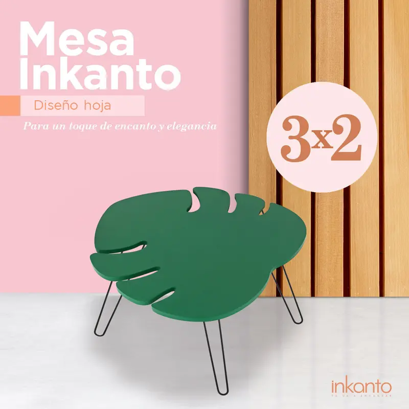 Kit De Mesas, Forma De Hoja ¡Llévate 3 Y Paga 2! 1