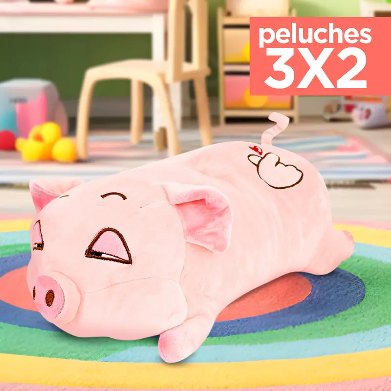 Kit De Peluche De Puerquito Color Rosa ¡Llévate 3 Y Paga 2! 1