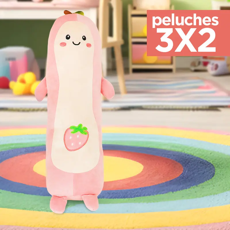 Kit De Peluche, Estampado De Fresa ¡Llévate 3 Y Paga 2! 1