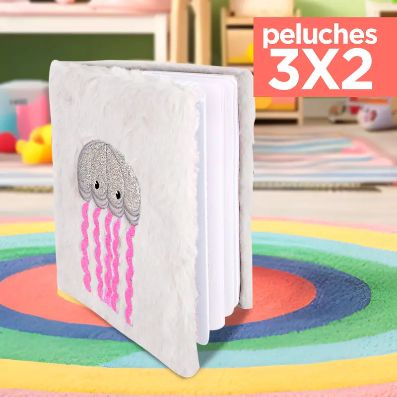Kit De Peluche, Libreta Con Diseño De Medusa ¡Llévate 3 Y Paga 2! 1
