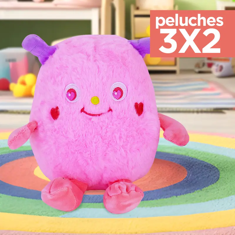 Kit De Peluche, Monstruo, Color Rosa ¡Llévate 3 Y Paga 2! 1