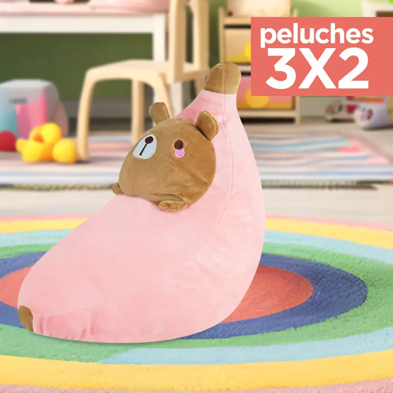 Kit De Peluche, Plátano Con Osito ¡Llévate 3 Y Paga 2! 1
