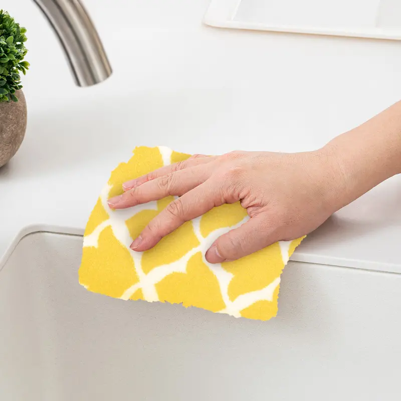 Kit De Trapos De Cocina, Amarillo, 2 Pzas 1