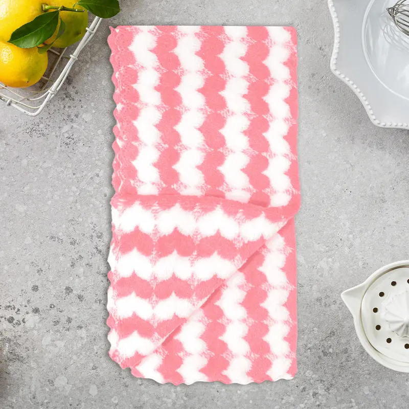 Kit De Trapos De Cocina, Diseño Rosa, 2 Pzas 1