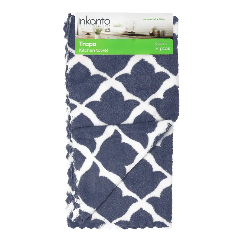 Kit De Trapos De Cocina, Gris, 2 Pzas 2