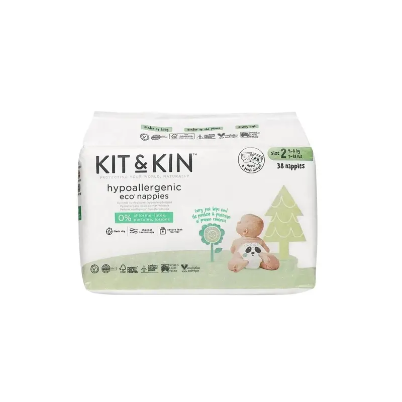 Kit & Kin Nappies Size 2 - 38 Nappies 1