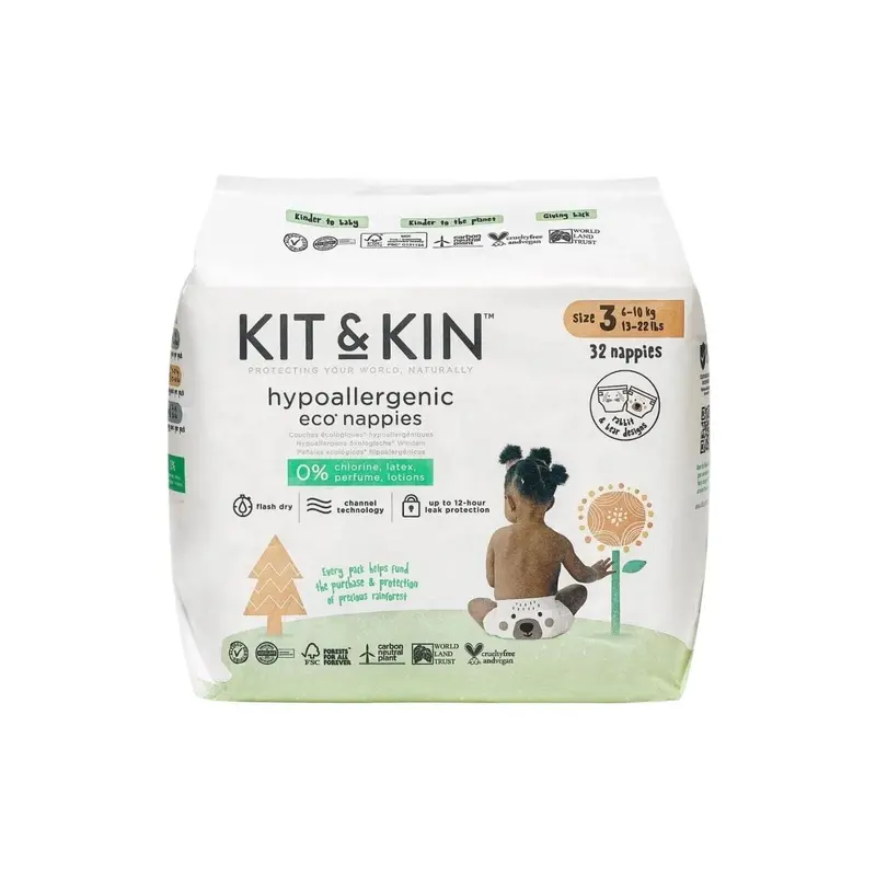 Kit & Kin Nappies Size 3 - 32 Nappies 1