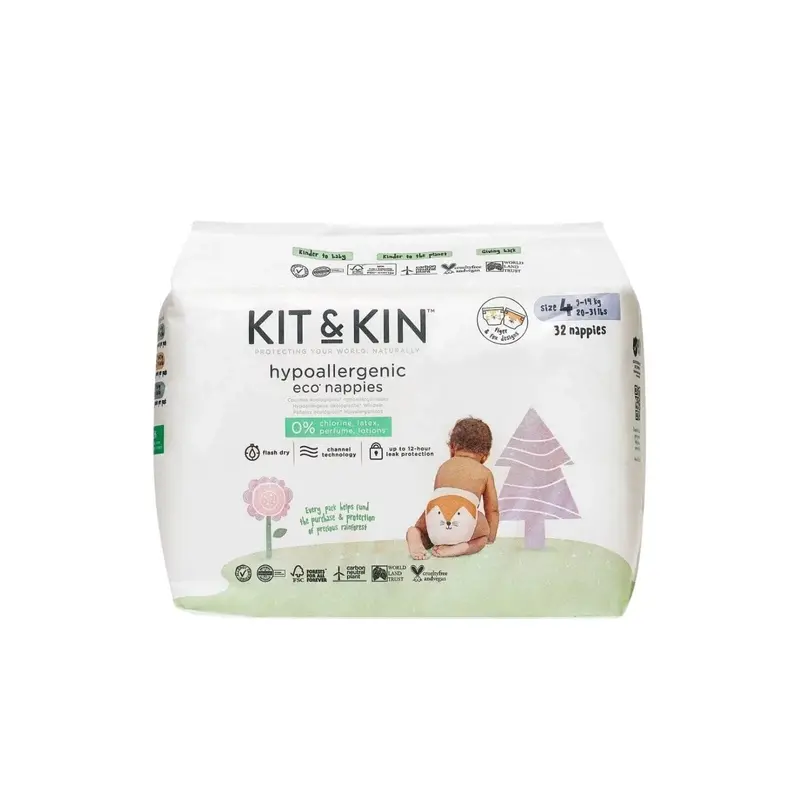 Kit & Kin Nappies Size 4 - 32 Nappies 1