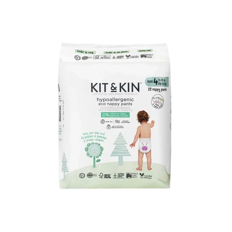 Kit & Kin Pull-Ups Size 4 Maxi - 22 Nappies 1