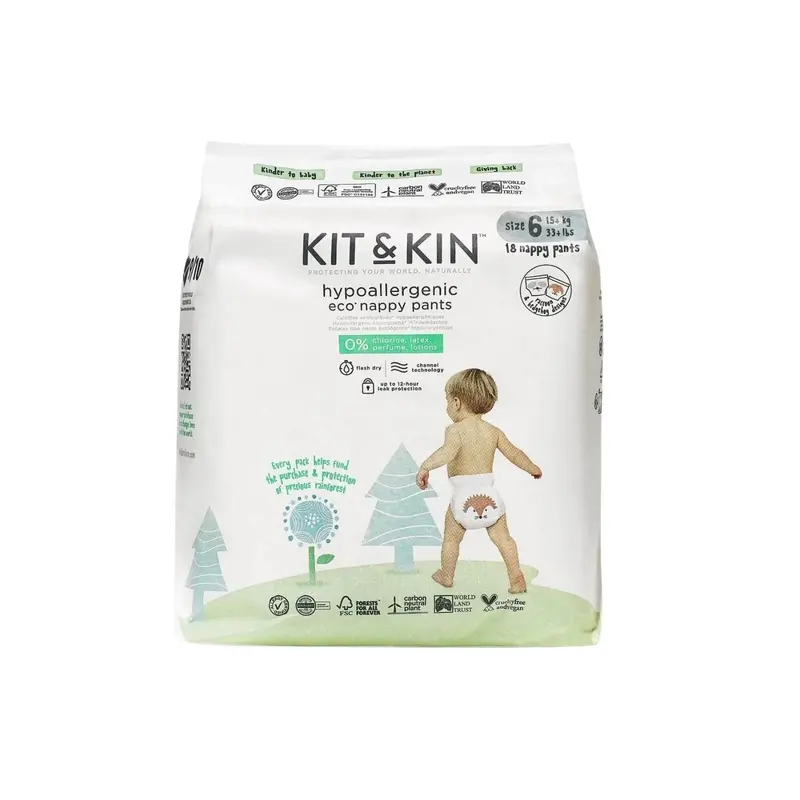 Kit & Kin Pull-Ups Size 6 - 18 Nappies 1