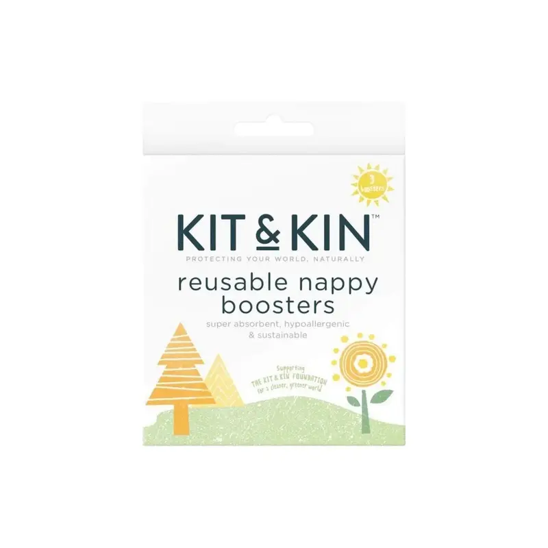 Kit & Kin Reusable Nappy Boosters 3 Pcs 1