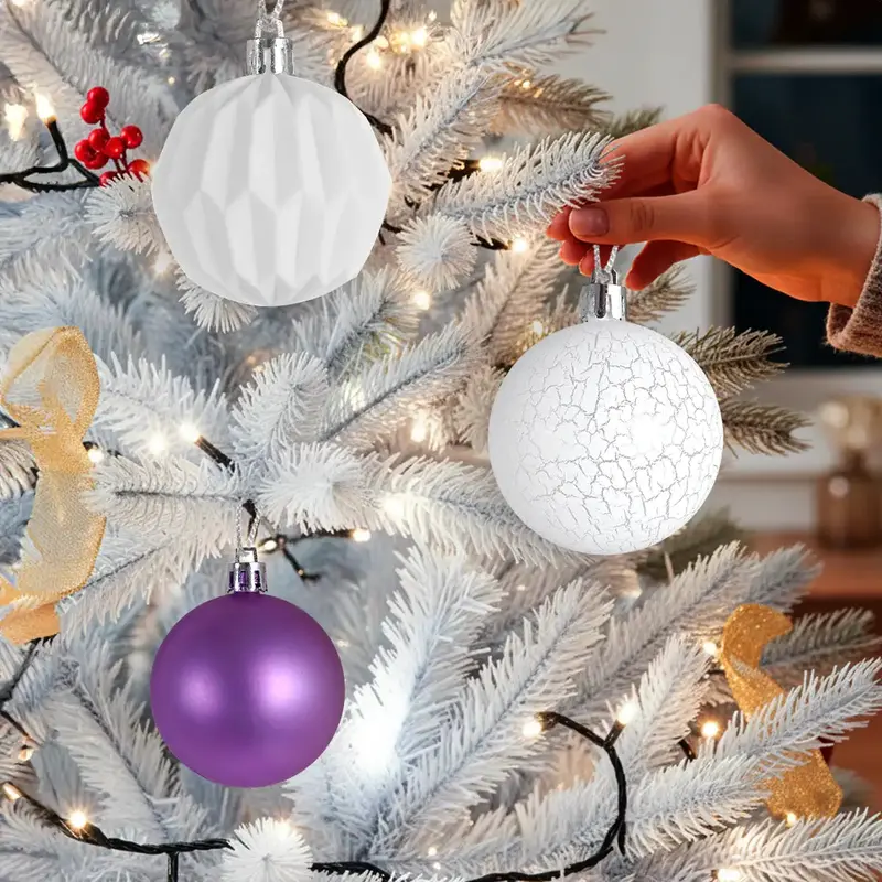 Kit Navideño De Esferas, 30 Pzas, Colores 1