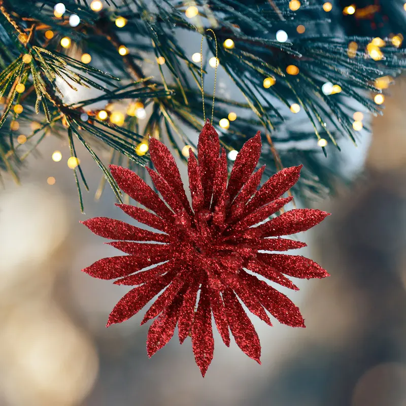 Kit Ornamento Navideño, Color Rojo, 3 Pzas 1