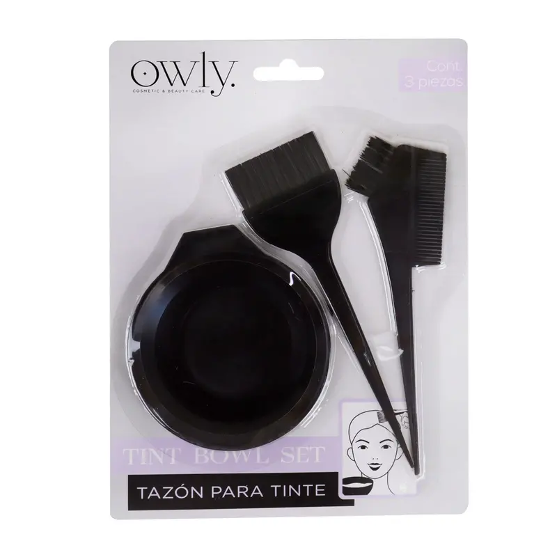 Kit Para Tinte De Cabello, Owly, 3 Pzas 2