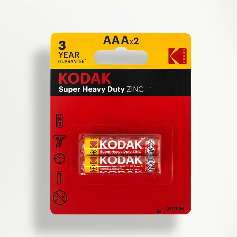 Kodak, Batería Aaa, 2 Pzs. 1