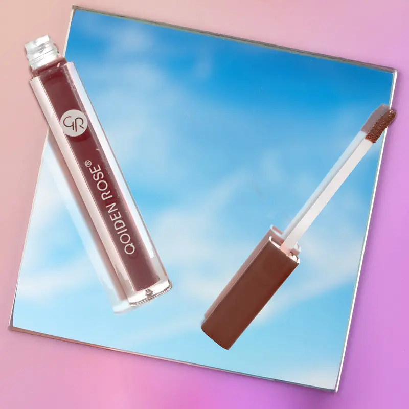 Labial Líquido Mate, Qoiden Rose, Nude Morado 2