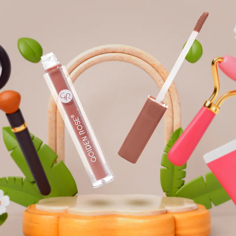 Labial Líquido Mate, Qoiden Rose, Nude Rosa 1