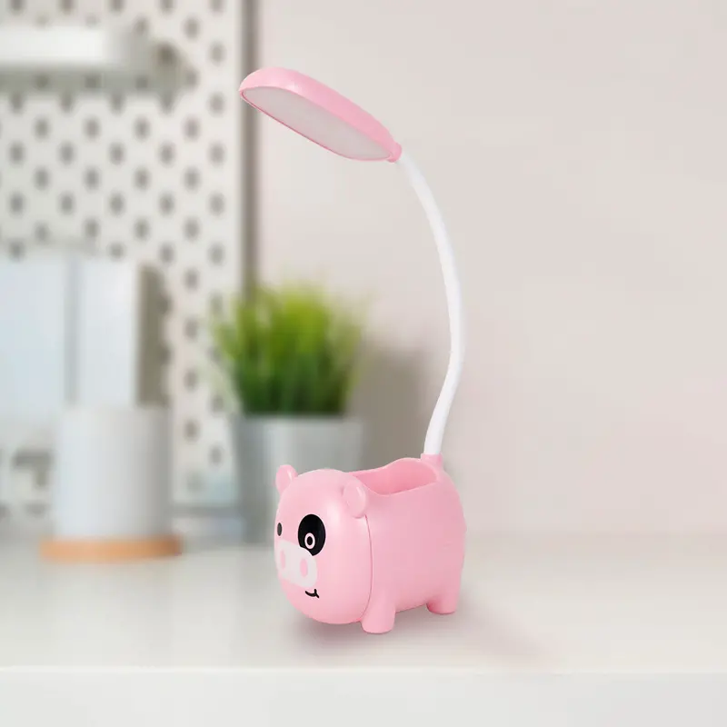 Lámpara De Escritorio Color Rosa 2