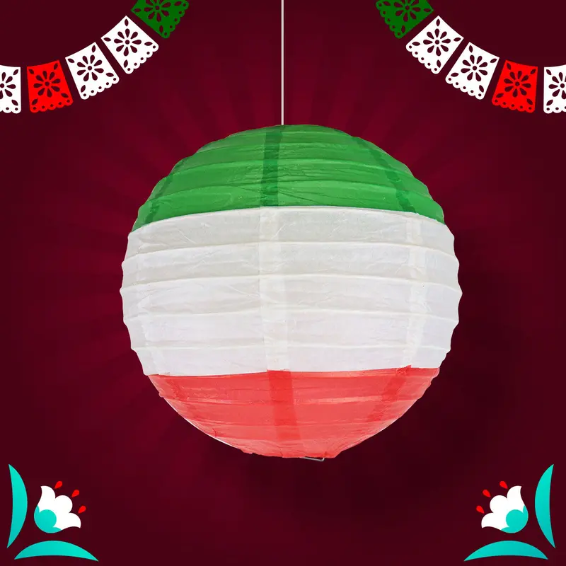 Lámpara De Papel Para Fiestas Patrias 1