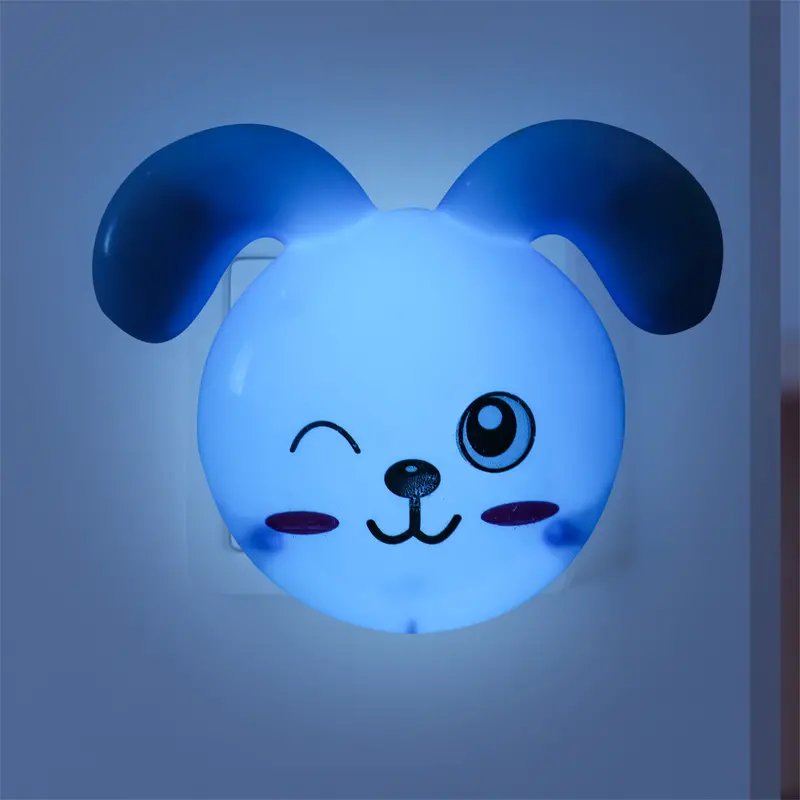 Lámpara De Pared Led En Forma De Conejo, Color Azul 2