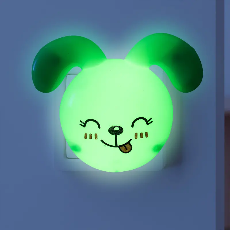 Lámpara De Pared Led En Forma De Conejo, Color Verde 2