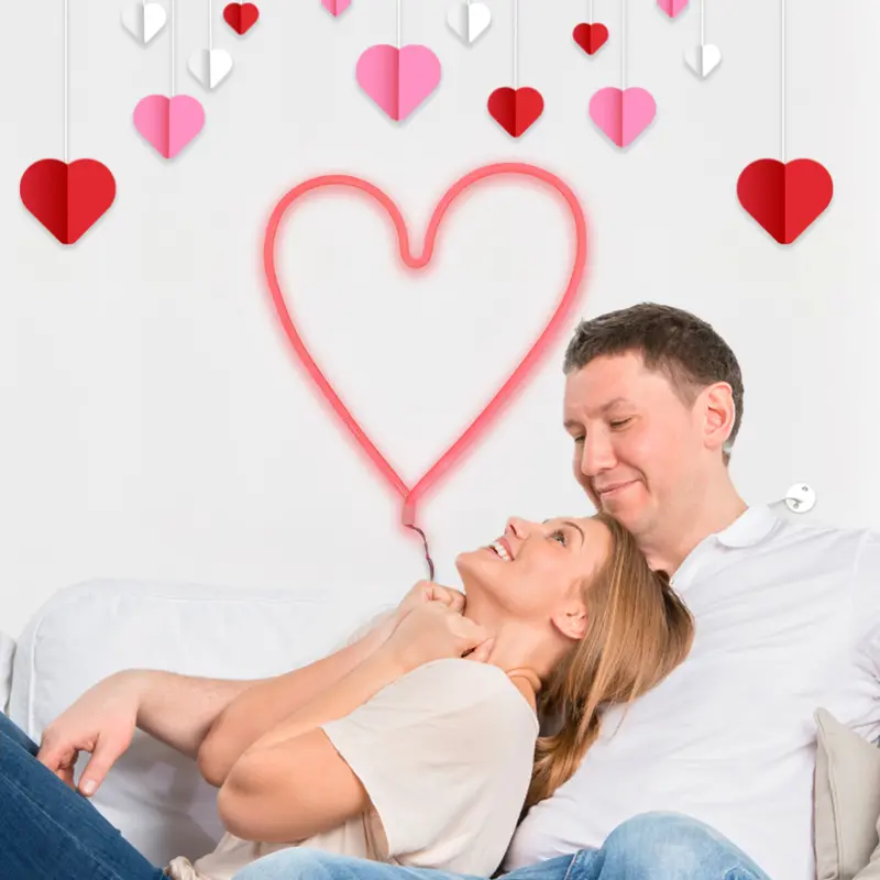 Lámpara Led En Forma De Corazón 1