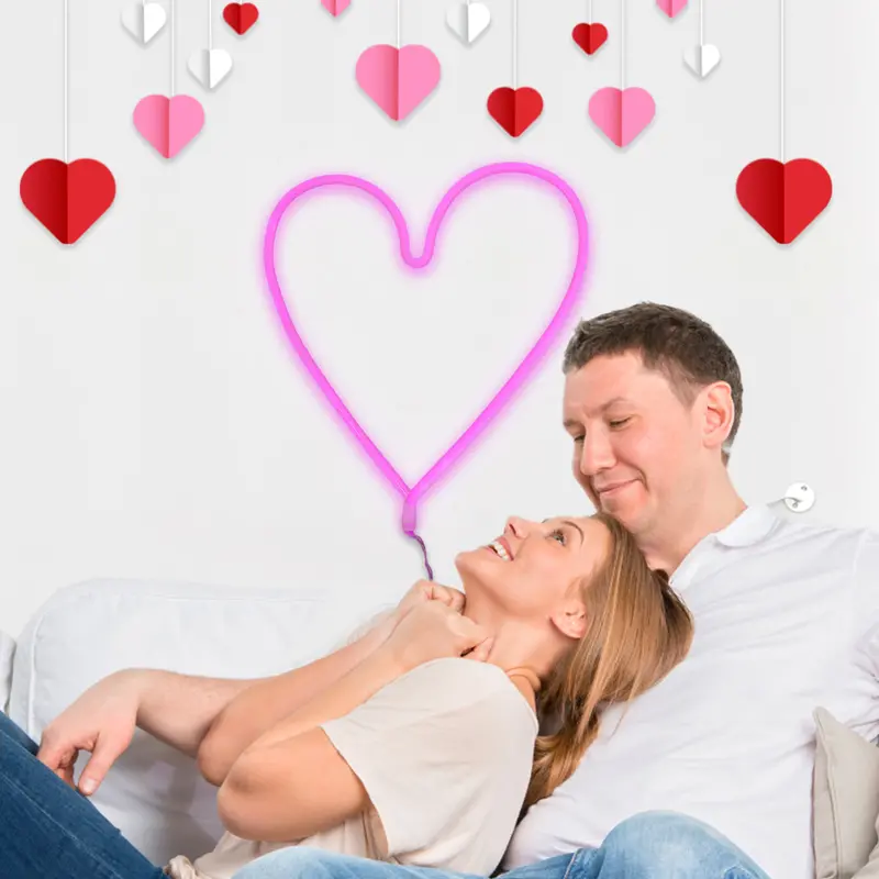 Lámpara Led En Forma De Corazón 2
