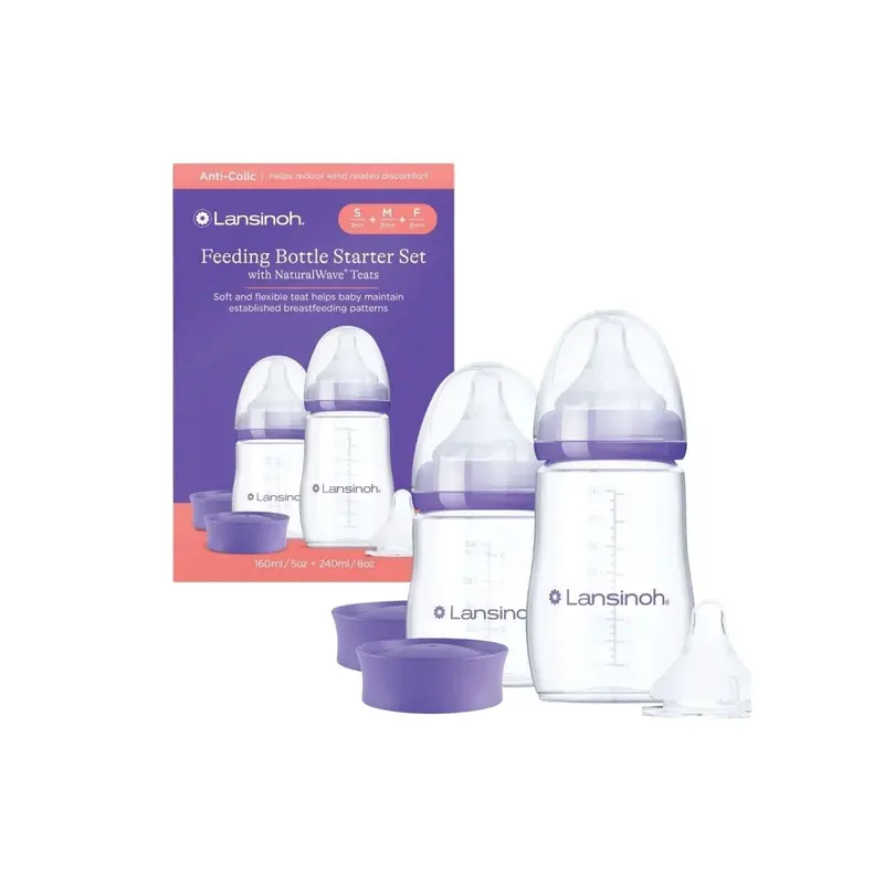 Lansinoh Feeding Bottle Starter Set 1