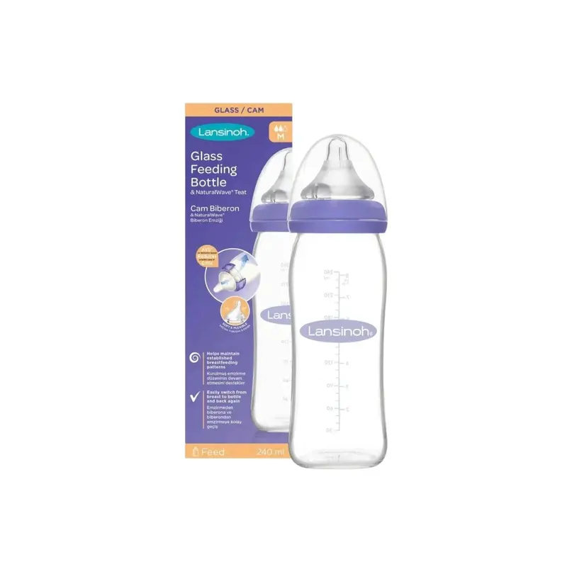 Lansinoh Glass Bottle 240Ml 1