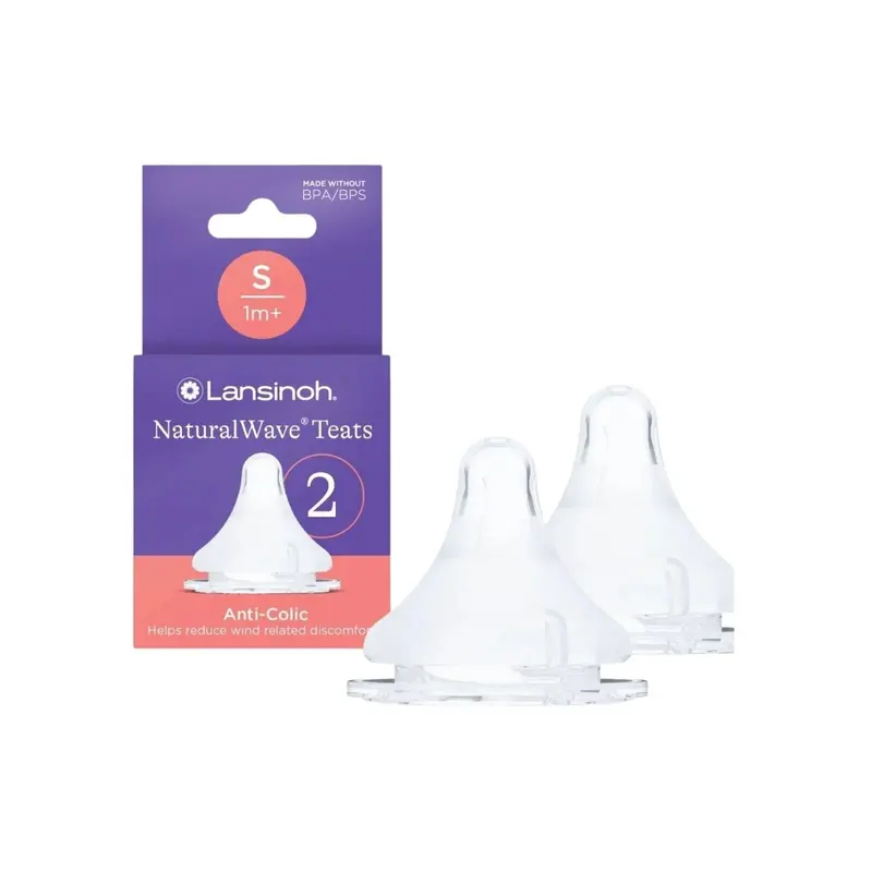 Lansinoh Naturalwave Slow Flow Teats Pack Of 2 1