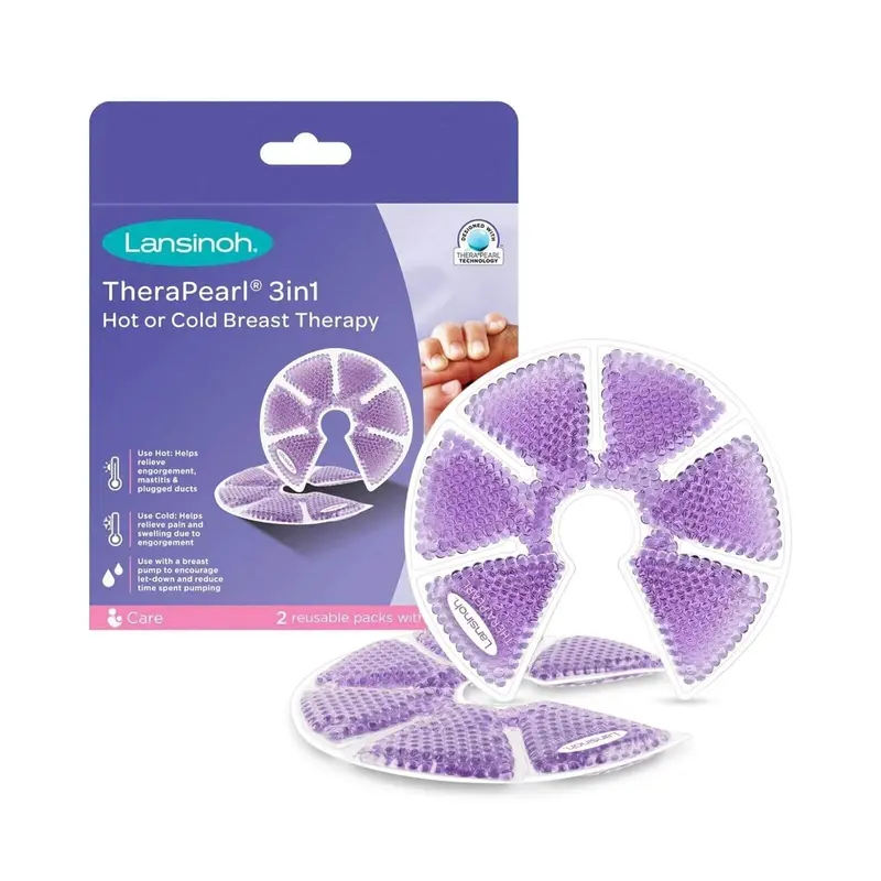 Lansinoh Therapearl 3-In-1 Breast Therapy Pads 2 Pcs 1