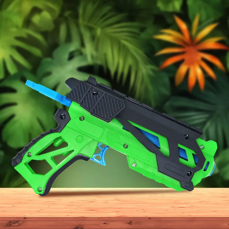 Lanzador De Juguete Color Verde Para Dardos, Air Gun 1