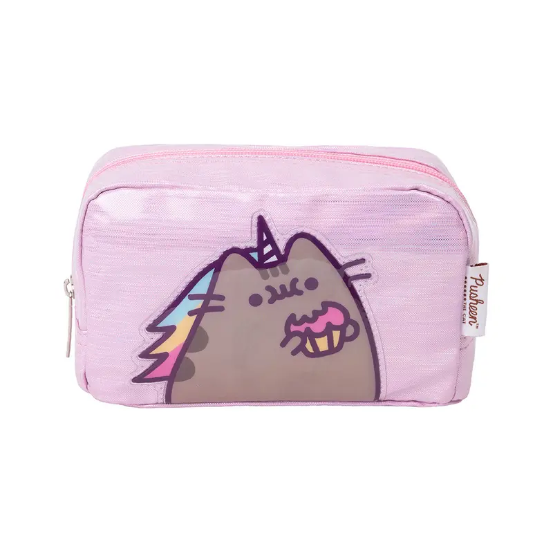 Lapicera Color Morado Con Diseño De Pusheen 1