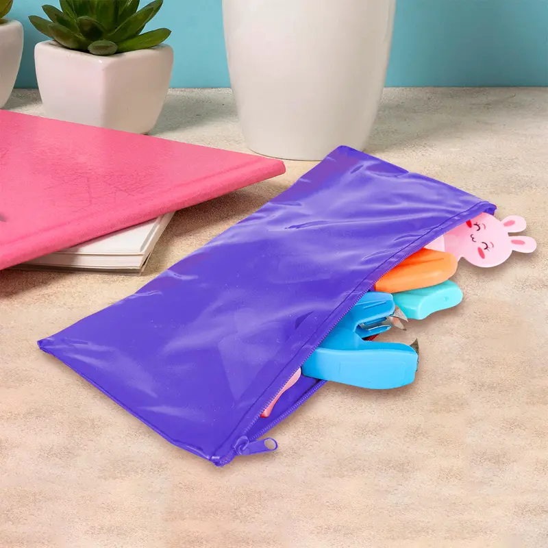 Lapicera De Pvc Color Morado 1
