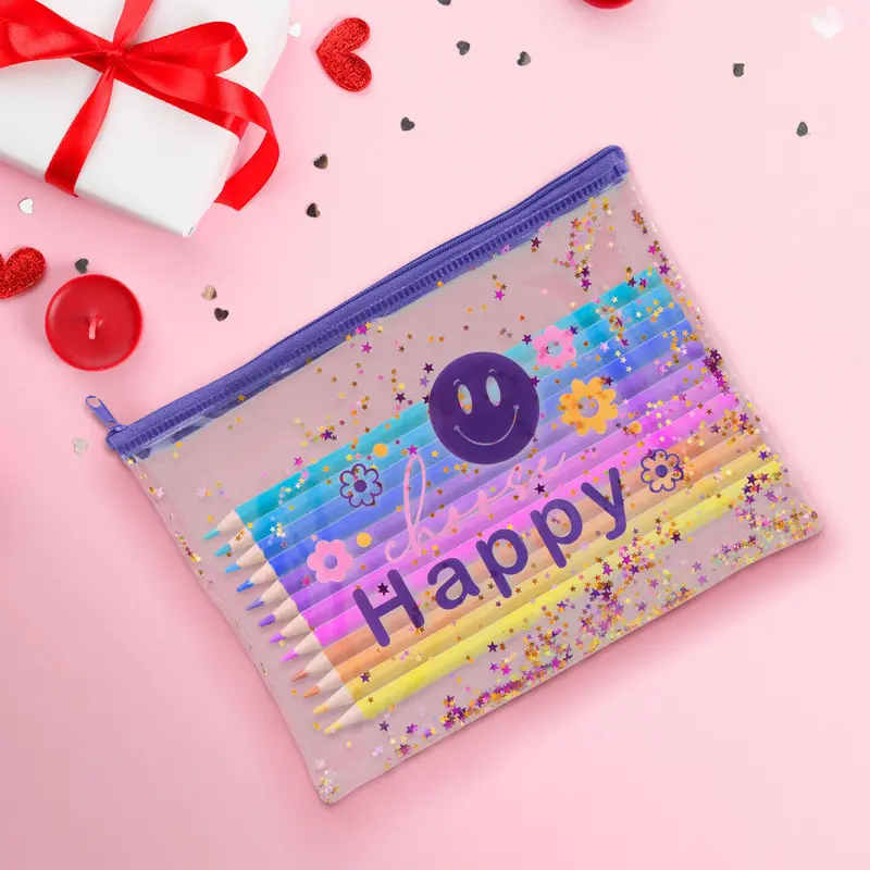 Lapicera De Pvc Con Diseño De Happy 2