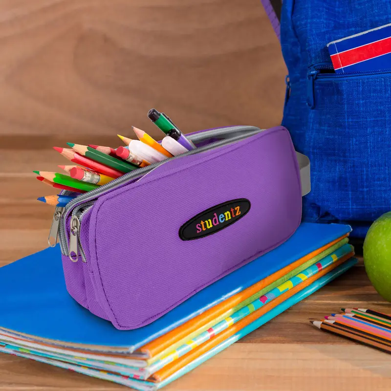 Lapicera De Tela Studentz Color Morado 1