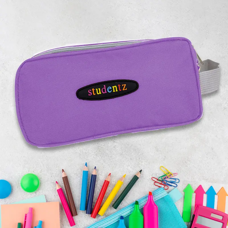 Lapicera De Tela Studentz Color Morado 2