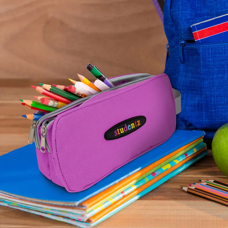 Lapicera De Tela Studentz Color Rosa 1