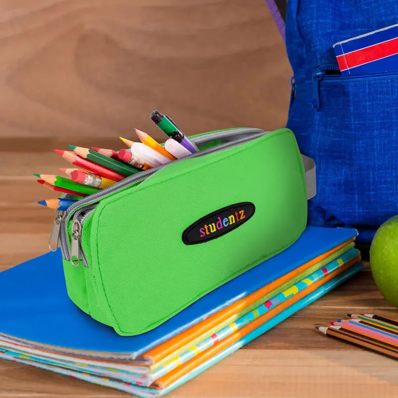 Lapicera De Tela Studentz Color Verde 1