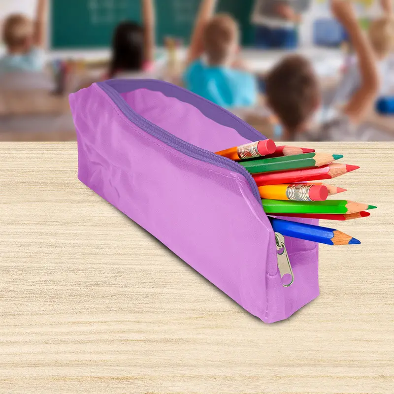 Lapicera/Estuche De Plástico Color Lila 2
