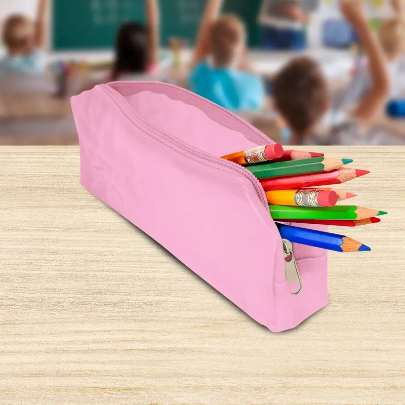 Lapicera/Estuche De Plástico Color Rosa 2