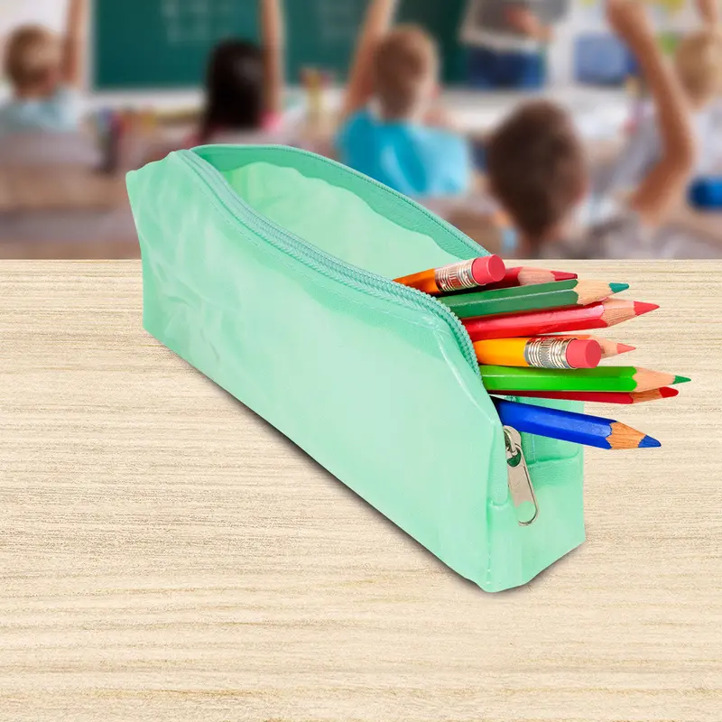 Lapicera/Estuche Plástico Color Aqua 2