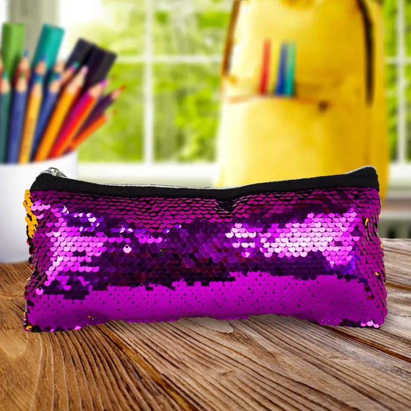 Lapicera, Lentejuelas, Color Morado 1