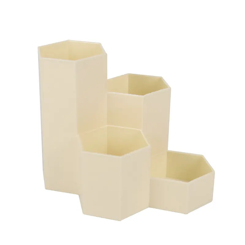 Lapicera Organizador De Escritorio Color Hueso 2
