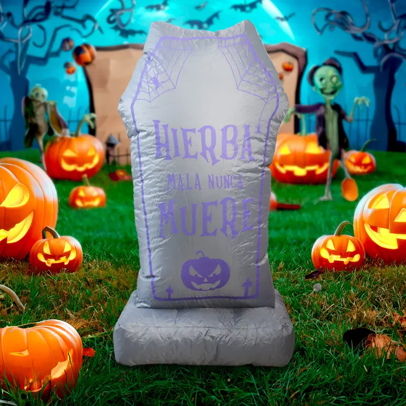 Lápida Inflable Para Decoración De Halloween 1
